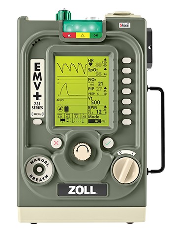 美国卓尔ZOLL便携式呼吸机EMV+